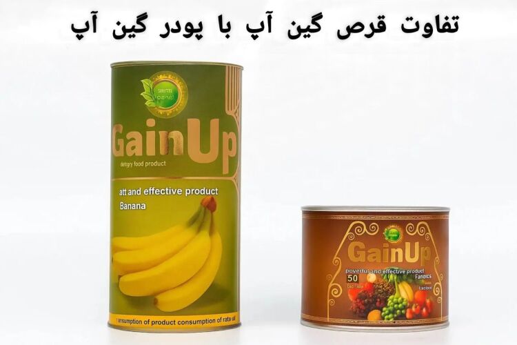 تفاوت قرص چاقی گین آپ با پودر گین آپ (Gain Up)